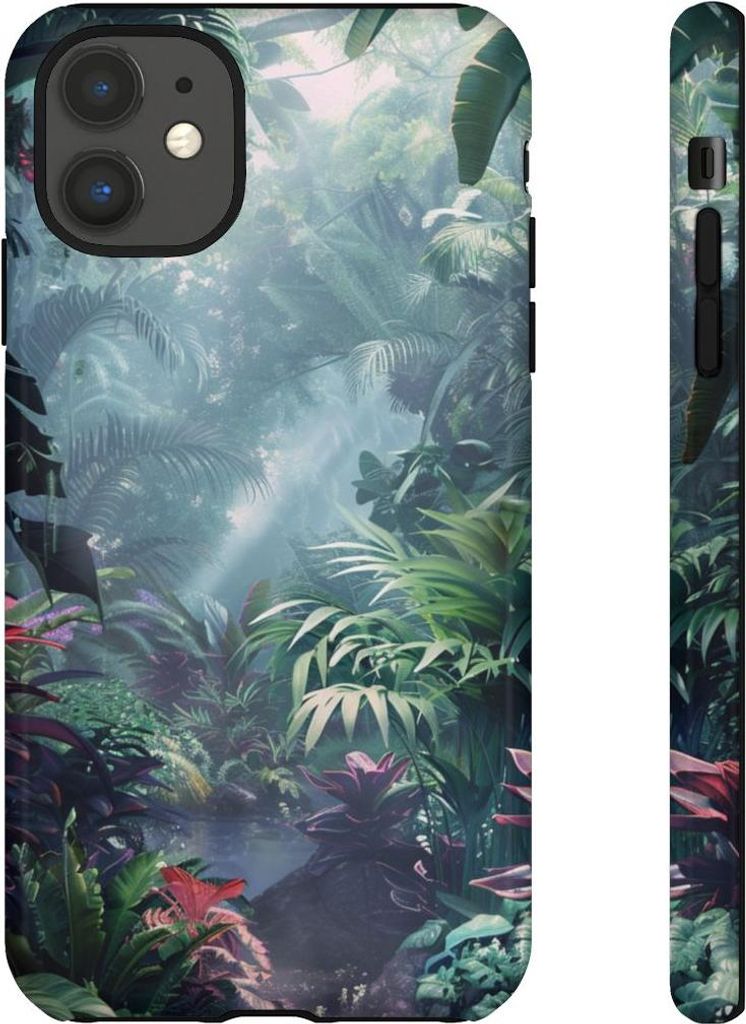Üppige Tropenlandschaft – Hülle Kompatibel mit iPhone 11