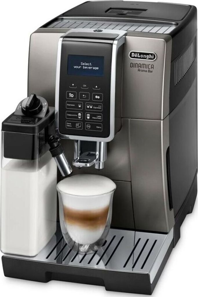 DeLonghi Superautomatische Kaffeemaschine ECAM 359.57.TB Schwarz Silber 1450 W 15 bar