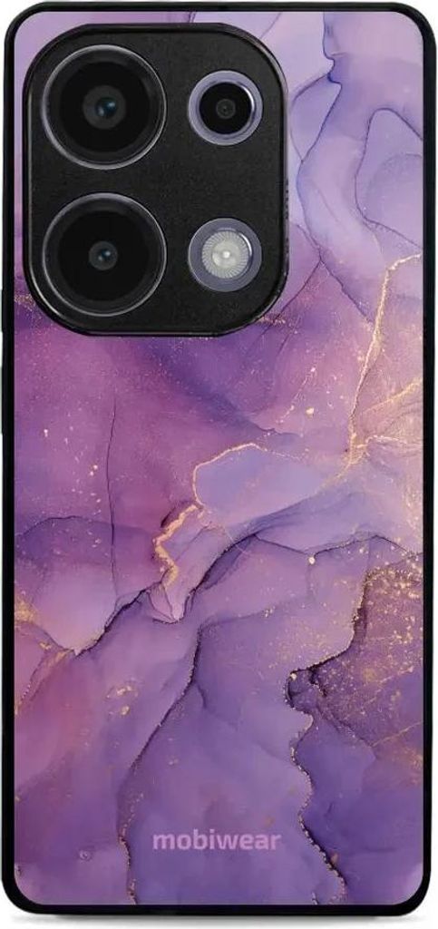 Handyhülle für Xiaomi Poco M6 Pro 4G, Mobiwear Glossy Case, Violett