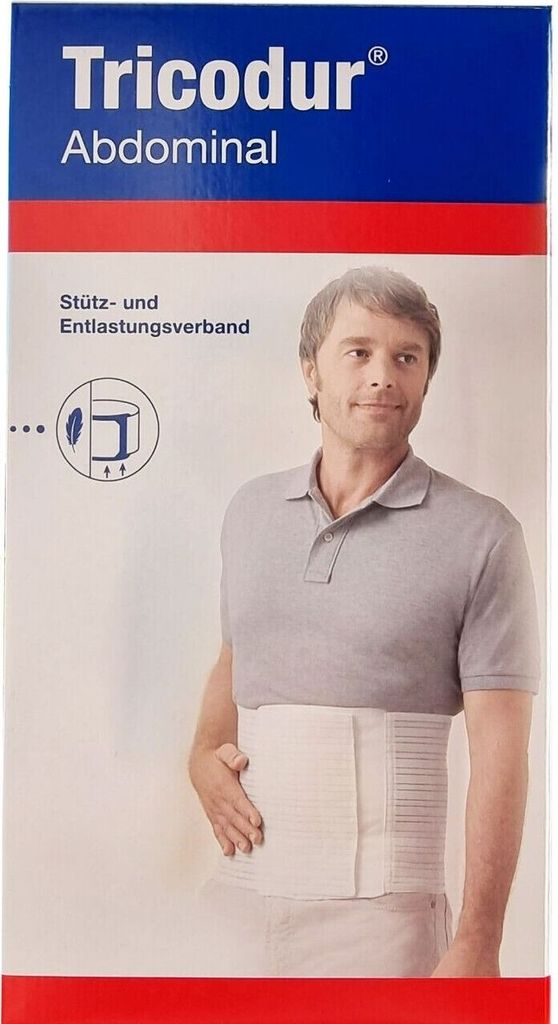 Tricodur Abdominal Gr. 7 Umfang 125 - 135 cm Stützverband Produktbild 