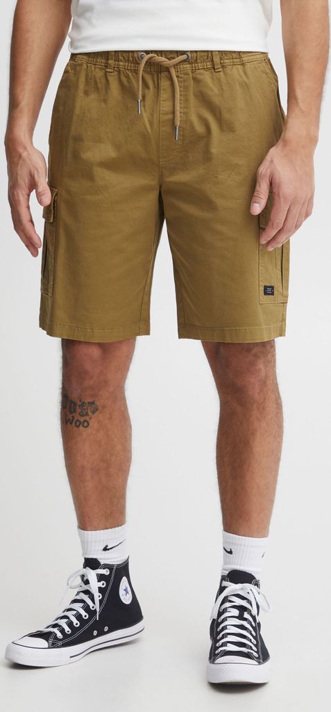 Blend 20715212 Herren Cargo Shorts Bermuda Kurze Hose Cargoshorts mit Kordeln mit Stretch Regular Fit
