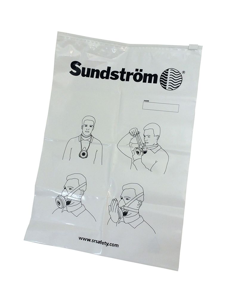 Sundström Aufbewahrungsbeutel, 34cm x 25cm, für Halbmasken mit Filter
