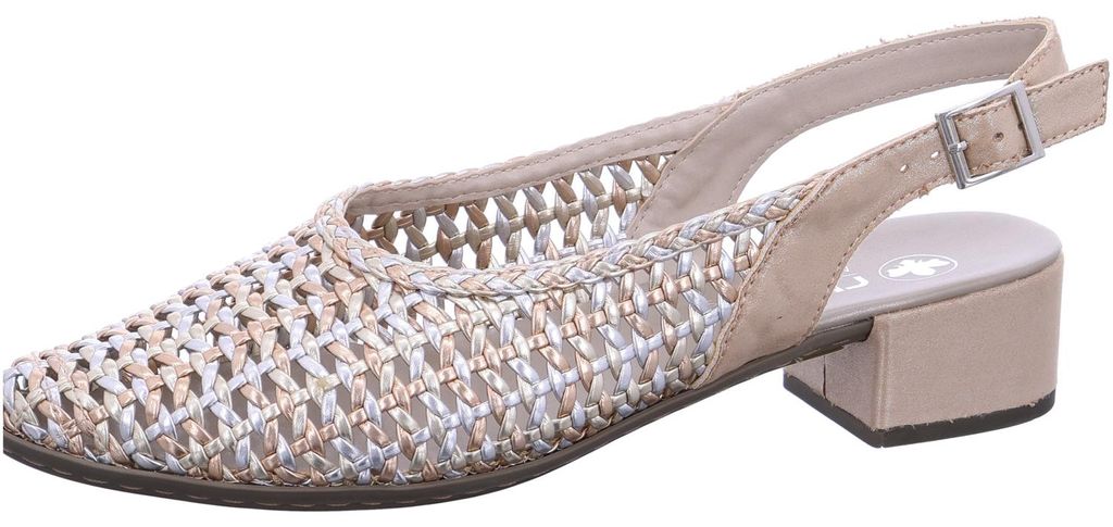 Rieker donna 47078-90 decolletè metallizzata 39 Immagine del prodotto 