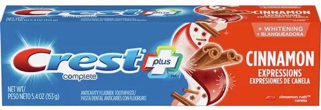 Zahnpasta, Crest Complete Cinnamon Expressions, Produktbild 