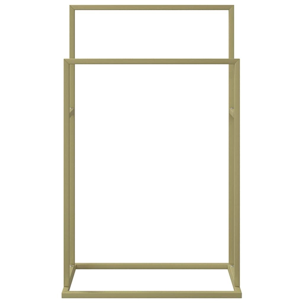 "SALE 2026"Badregale - Gold Handtuchständer Gold 48x24x78,5cm Eisen Stabli Möbel1410842