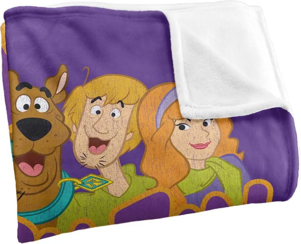 Scooby Doo Couverture Photo de Groupe TV18598 Multicolore 120x150cm - 3