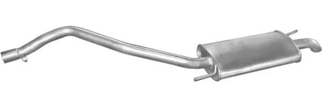 Pot d'Échappement Arrière pour VW Transporter T4 Modèle POLMO 30214
