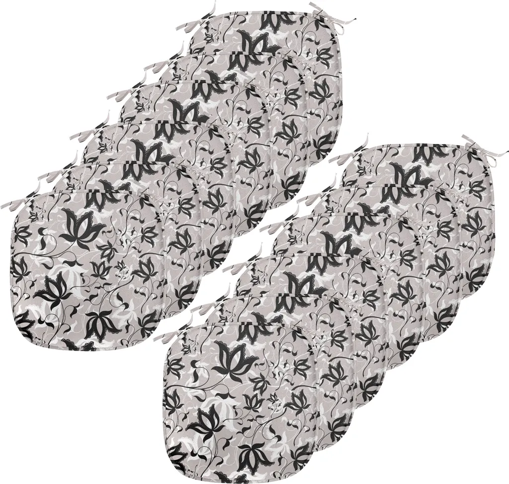 Cuscini Sedie 40x40 Pack 12 ABAKUHAUS | Gotico Viola e Nero