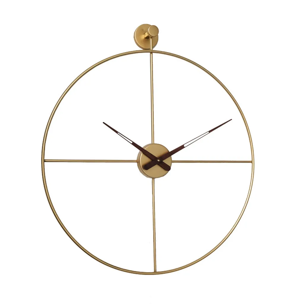 Orologio Design Minimal Oro 50cm - Movimento Silenzioso Sweep - 1