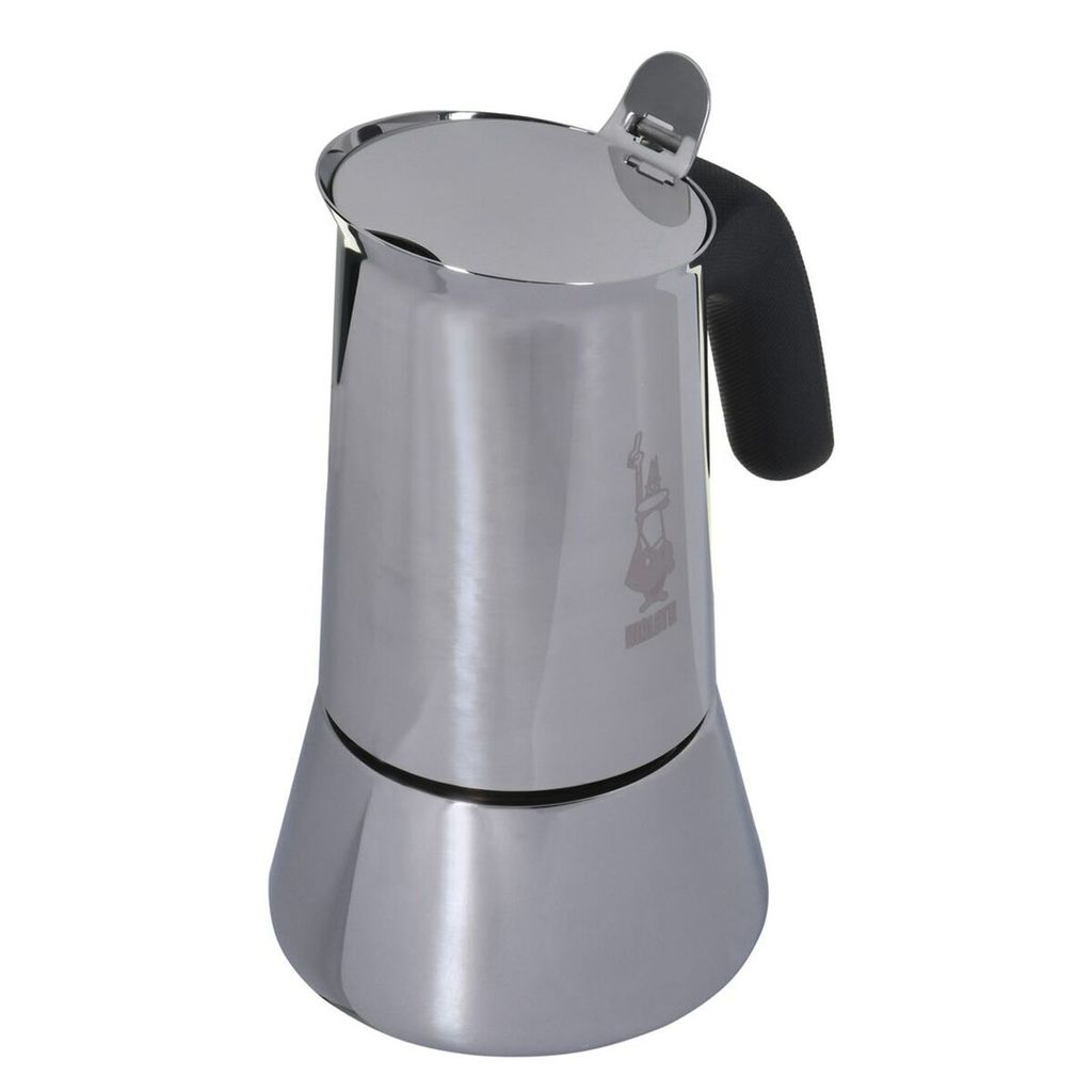 Bialetti Italienische Kaffeemaschine Silber Edelstahl 240 ml 6 Tassen