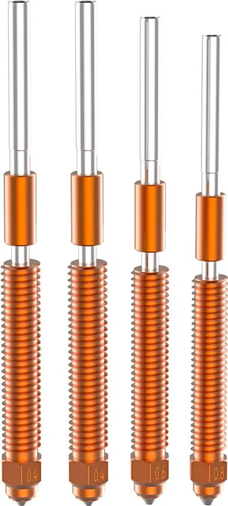 Kit buses Creality K2 Plus Unicorn 2x0.4mm 0.6mm 0.8mm Changement Rapide