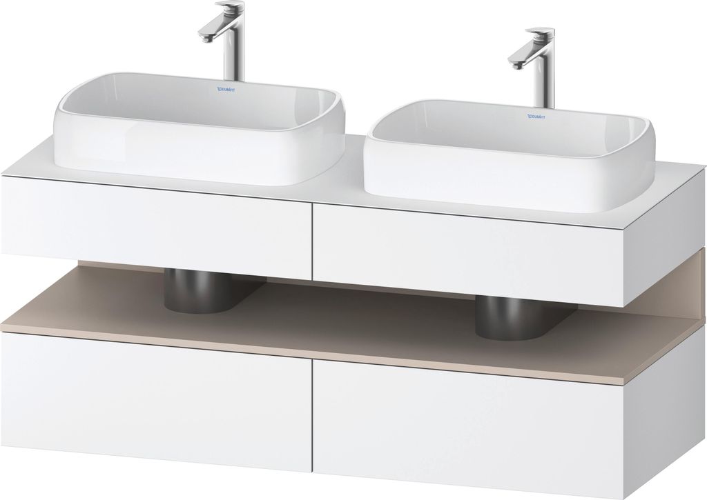 DURAVIT QA4767091180010 QTG KWTU WH Ek. 1400x550x600 Wß Mt. Produktbild 