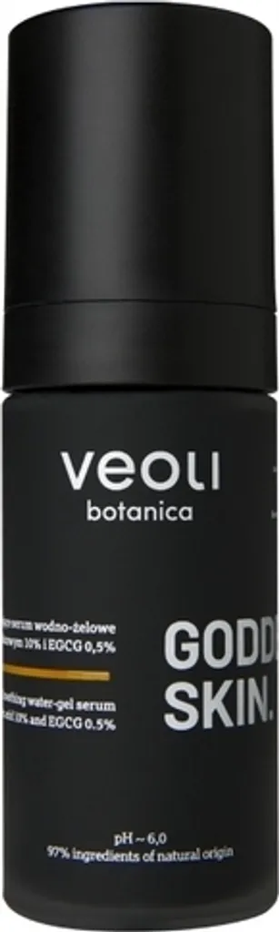 Sérum Veoli Botanica Eau-Gel : 10% Acide Ascorbique et Soin Apaisant
