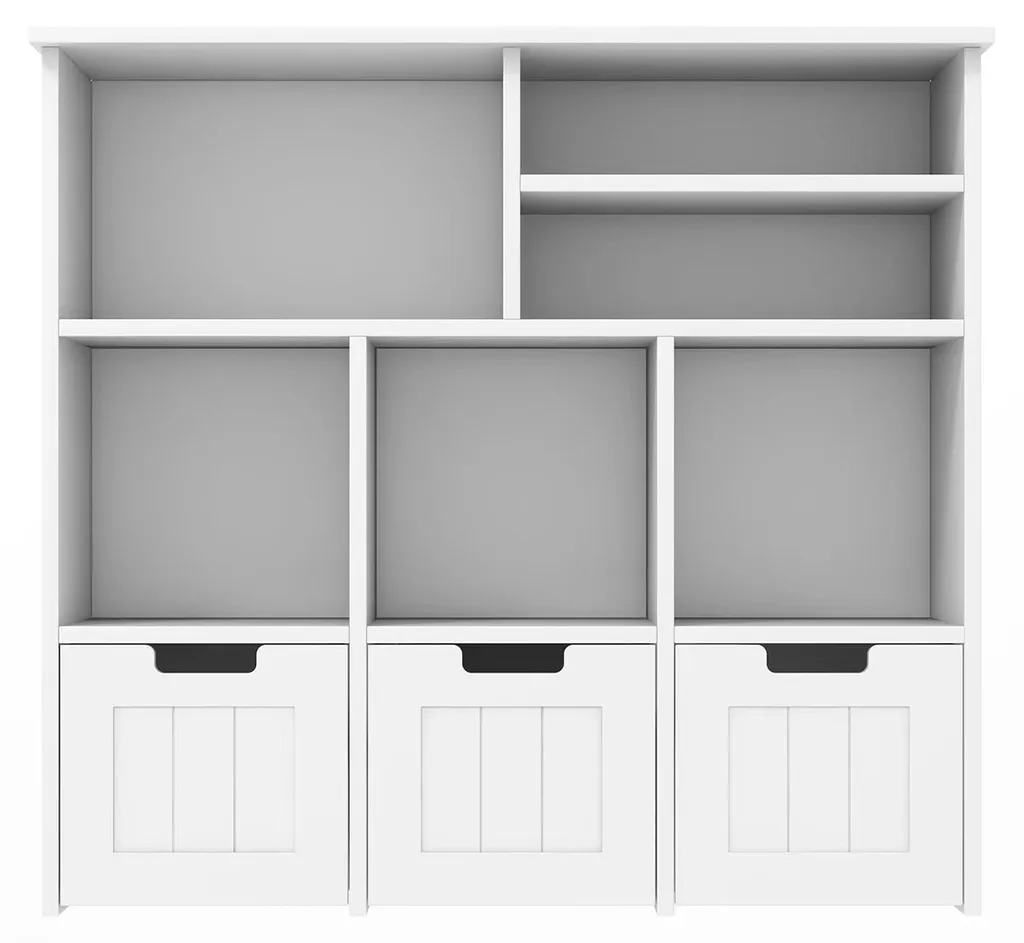 Rangement jouets gain de place - Bibliothèque bambou pour chambre rangée