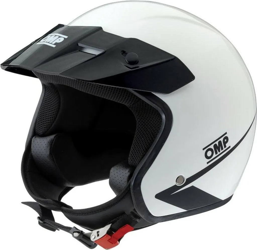 Casque OMP Star Blanco L : Protection Homologuée ECE pour Journée Circuit