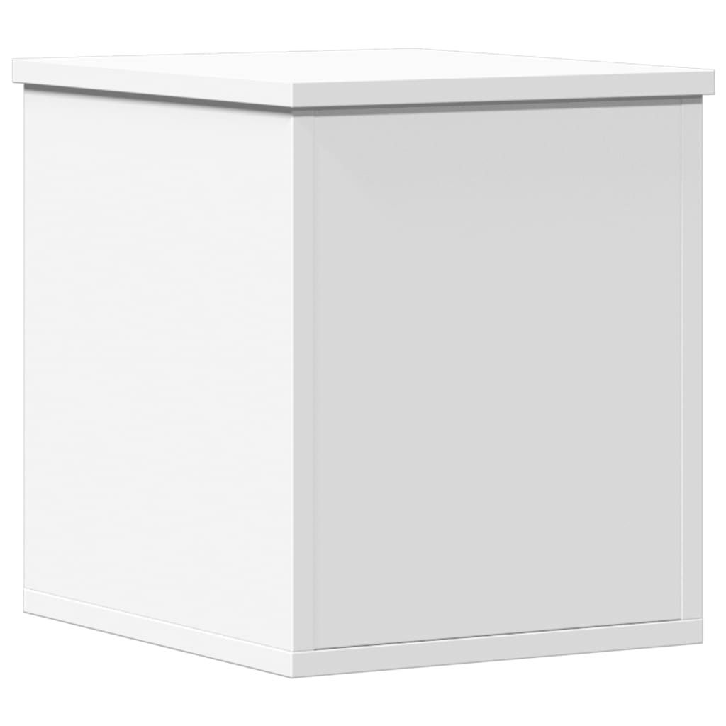 Úložný box biely 30x35x35 cm kompozitné drevo Obrázok produktu 