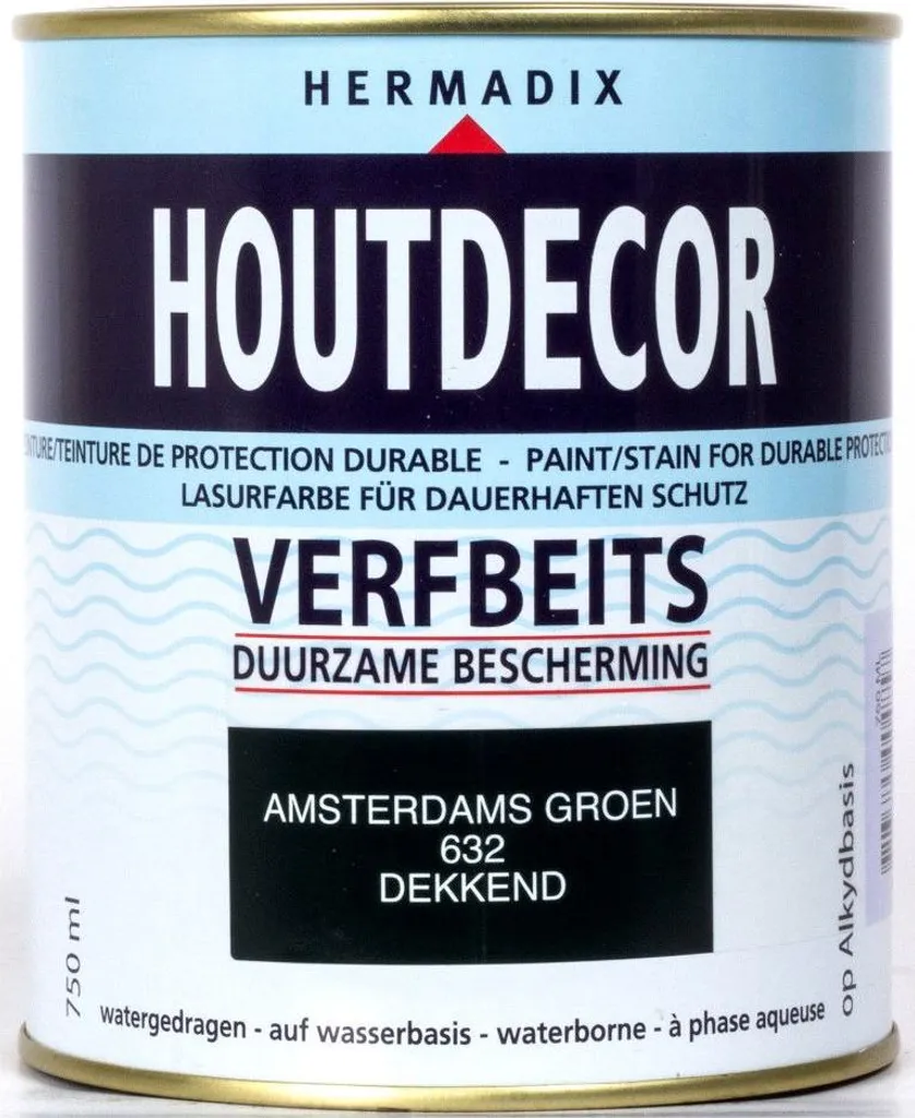 Lasure bois extérieur pour volets et abris Vert Amsterdam 632 750ml