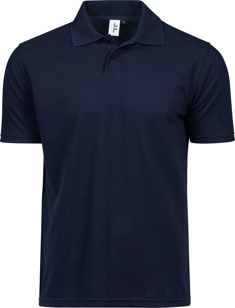 Tee Jays 1200 | Power Polo - Herren Poloshirt - Waschbar bis 60 °C - Farbe: Navy - Größe: 3XL