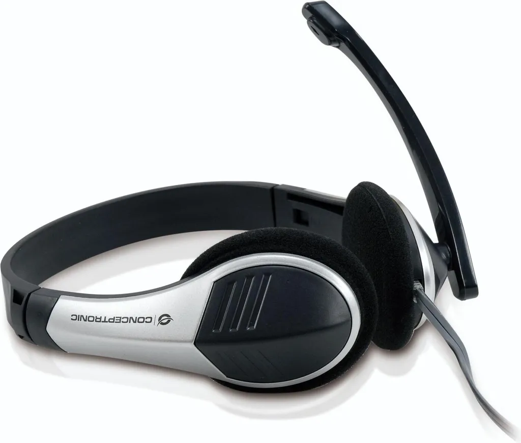 Cuffie PC Conceptronic POLONA CCHATSTAR2 - Microfono e Volume su Cavo