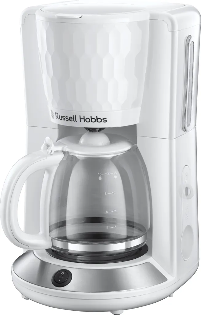 Cafetière Russell Hobbs 27010-56 Honeycomb Blanche - Machine à Café