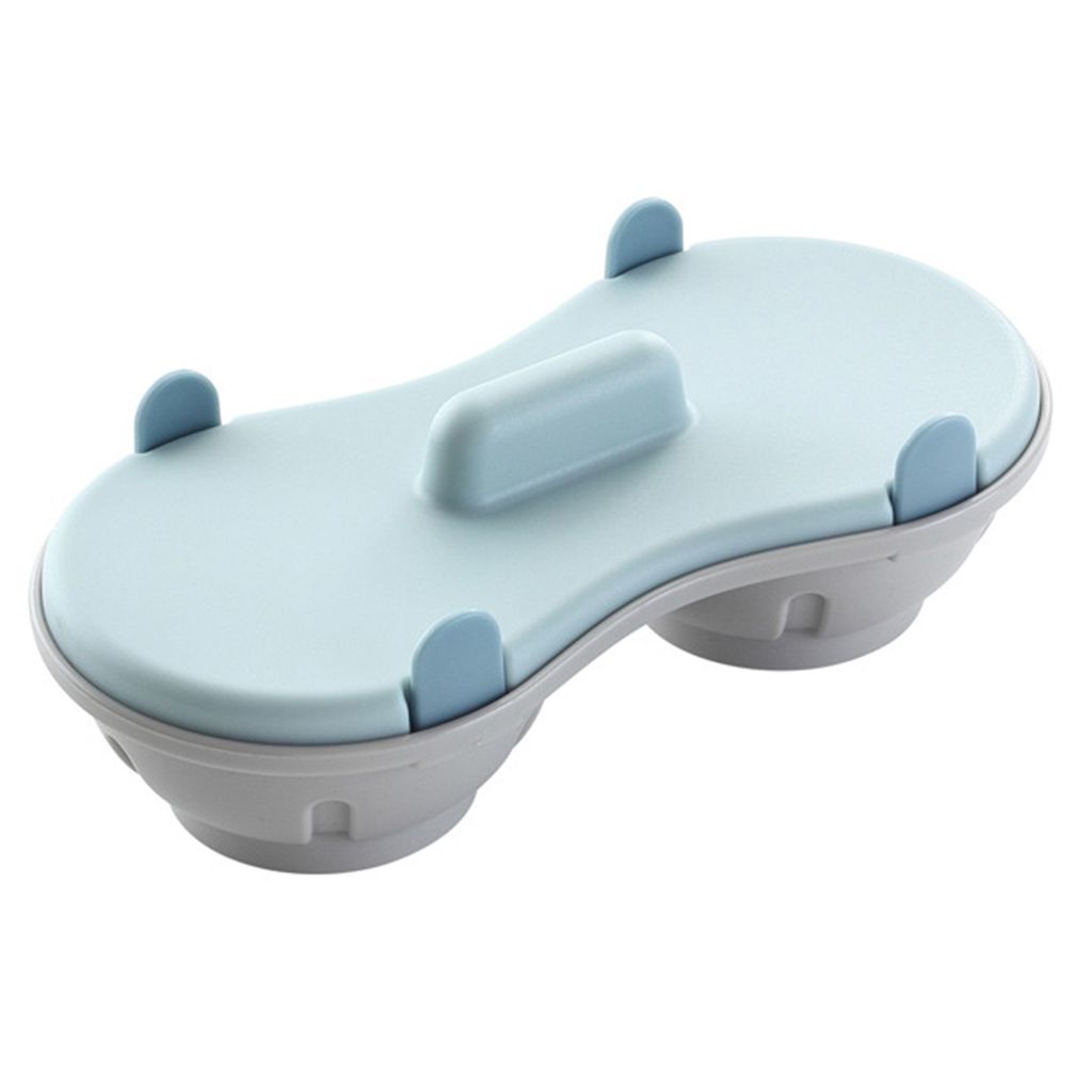 Doppelter Eierkocher für die Mikrowelle mit Deckel, abnehmbarem Abtropfkorb, hitzebeständigem PP in Lebensmittelqualität, Dampfgarer für pochie...