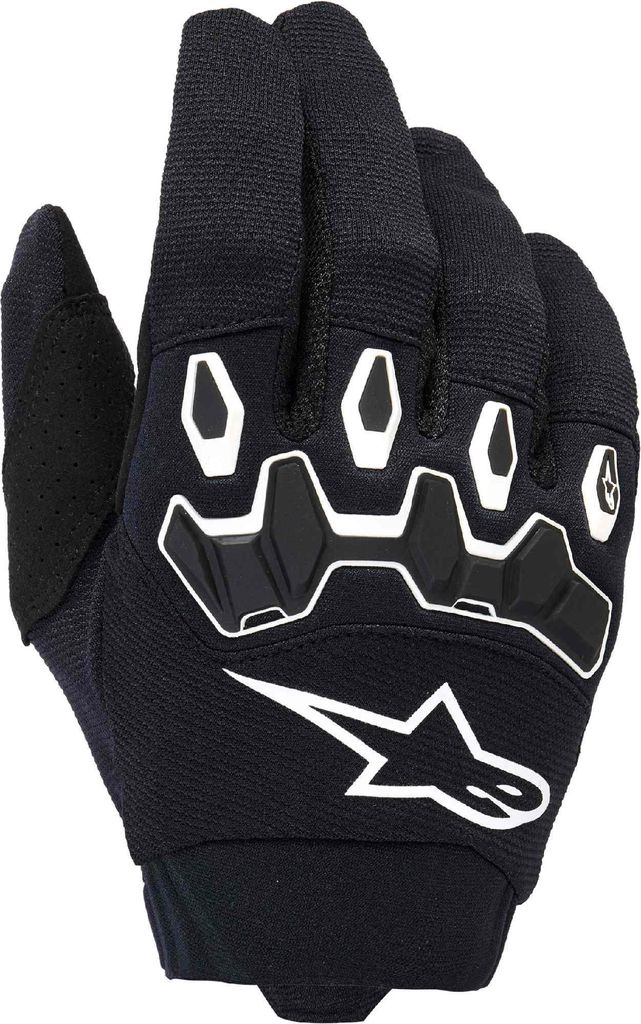 Alpinestars Full Bore V2 Jugend Motocross Handschuhe, schwarz/weiß, S
