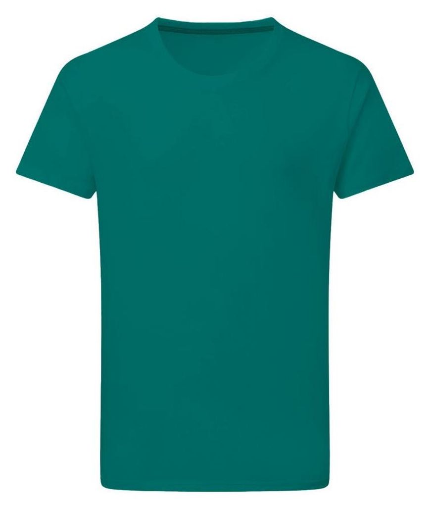 Signature - T-Shirt ohne Etiketten für Herren FK3203 (M) (Smaragdgrün)