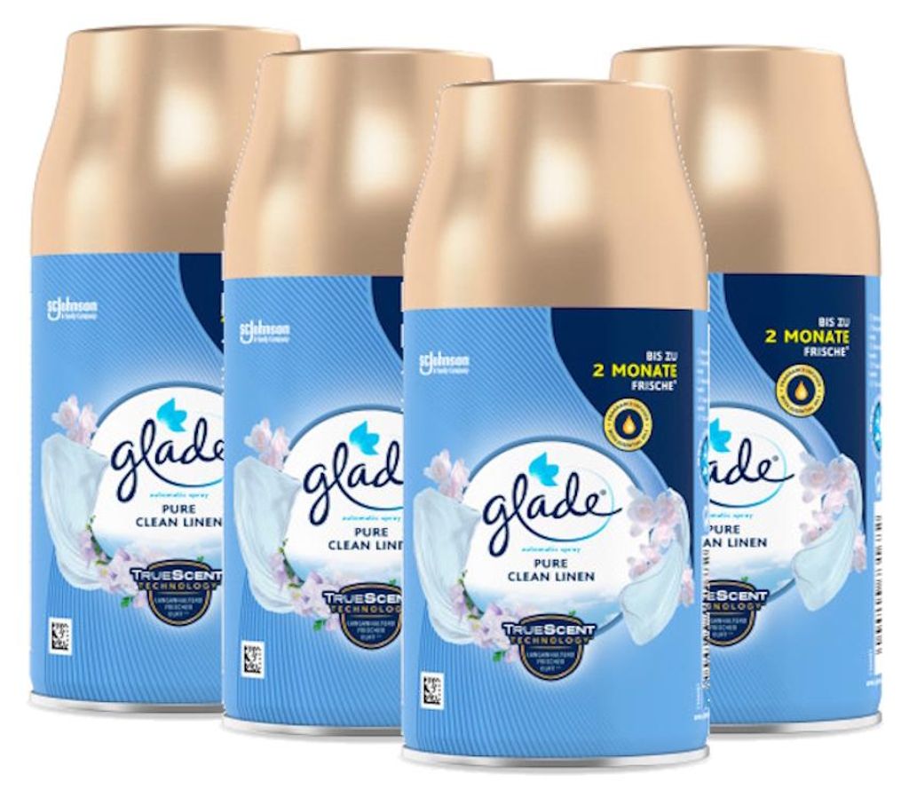 Glade Automatic Spray Nachfüller Pure Clean Linen, 269 ml Produktbild 