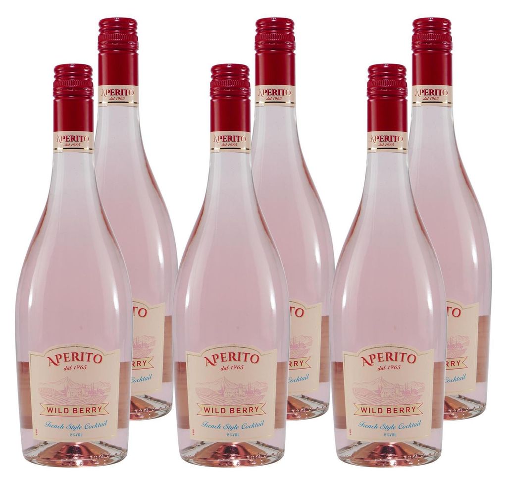 Aperito Wild Berry Cocktail (6 x 0,75L) Produktbild 
