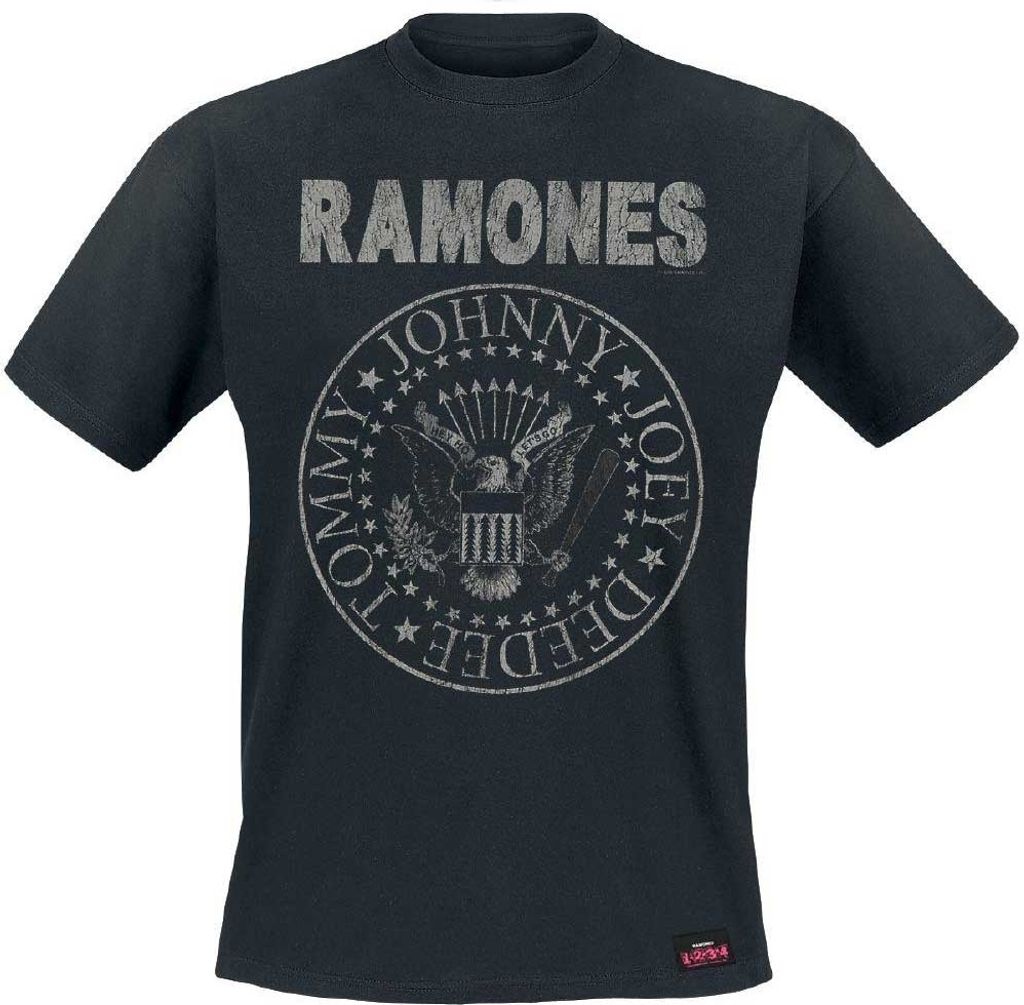 Ramones Seal Hey Ho Black L T-shirt Image du produit 
