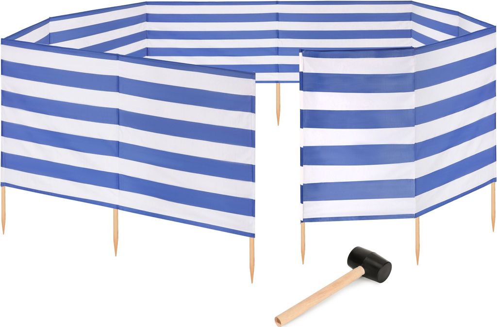 Garronda plage pare-vent 15m de long plus maillet en Image du produit 