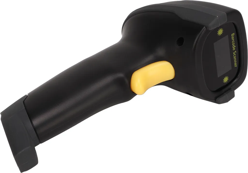 Scanner de code barre 1D laser sans fil avec socle de recharge intelligent
