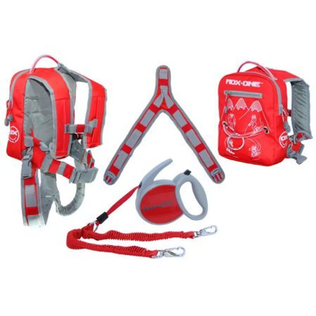 Évitez les Chutes avec le Sac de Ski MDXONE The One Rouge pour Enfant