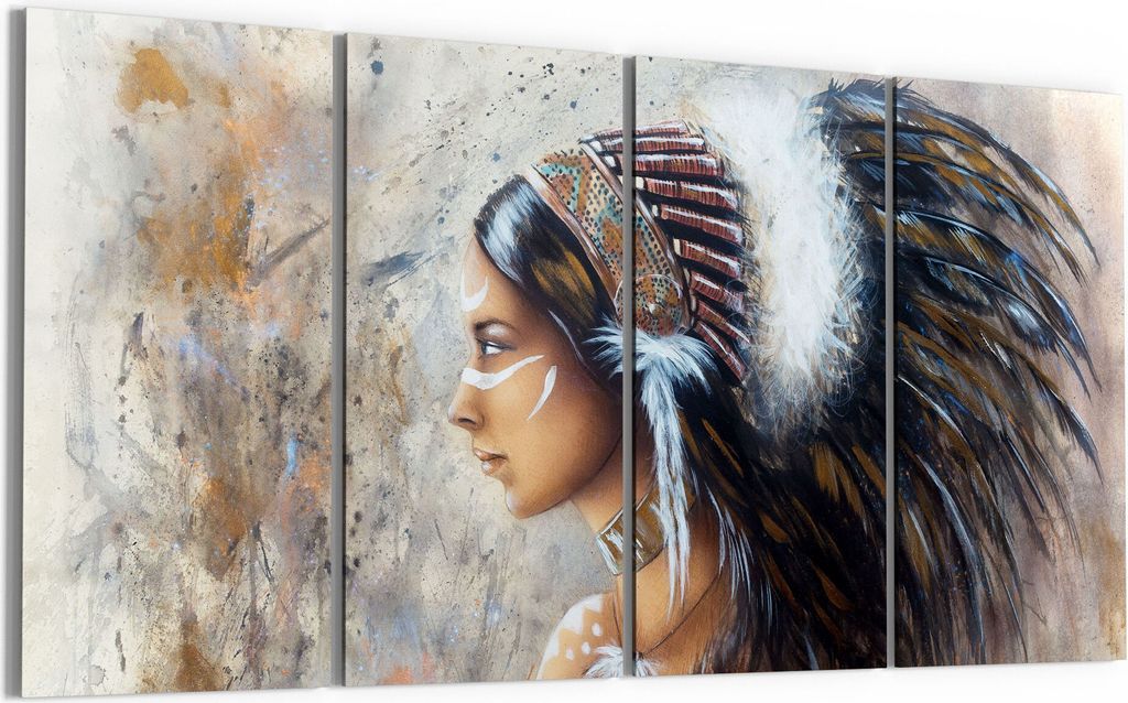 DEQORI Glasbild Echtglas 4x30x60 cm 'Profil einer Produktbild 