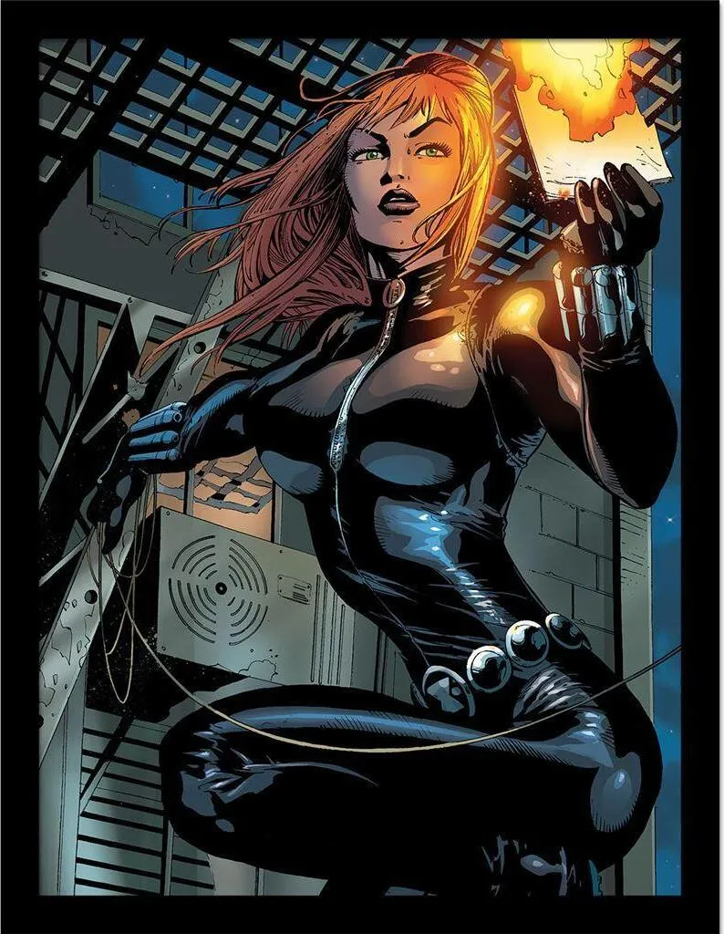 Marvel Poster Black Widow vs Moon Knight PM9118 Incorniciato - Offerta Web