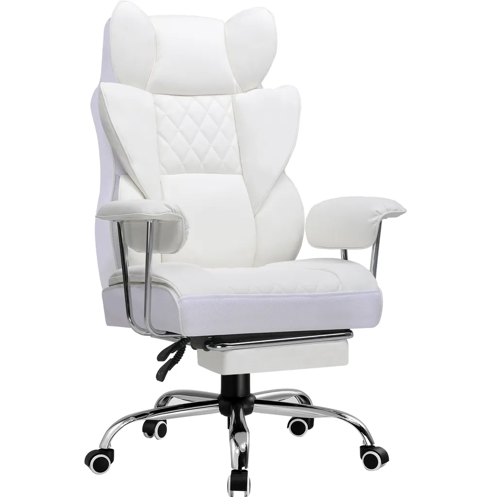 Siège Gaming Ergonomique pour Longues Sessions et Bureau avec Repose-pieds
