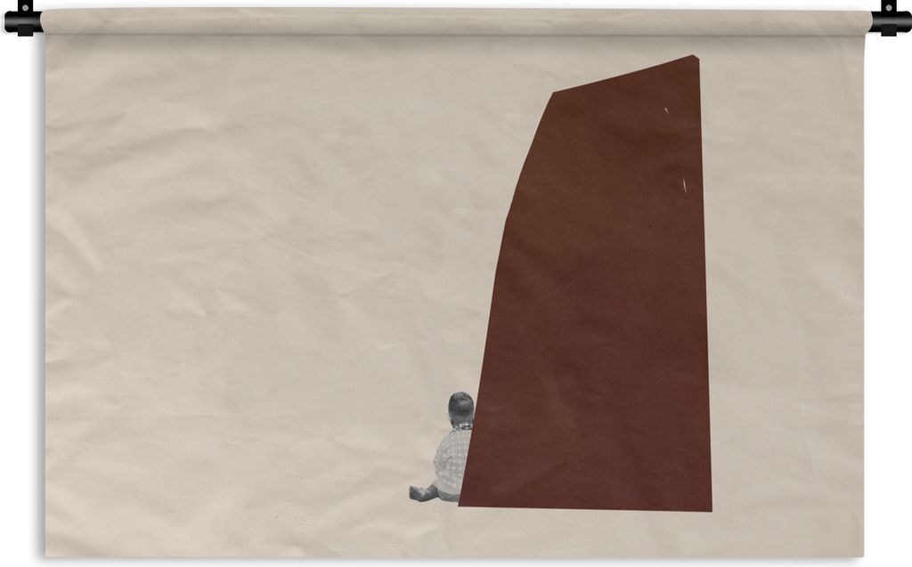 MuchoWow Wandteppich Wandbehang Vintage - Pastell - Junge 120x80 cm Tapisserie Dekoration Wandtuch - Wanddekorationen - Wandtücher