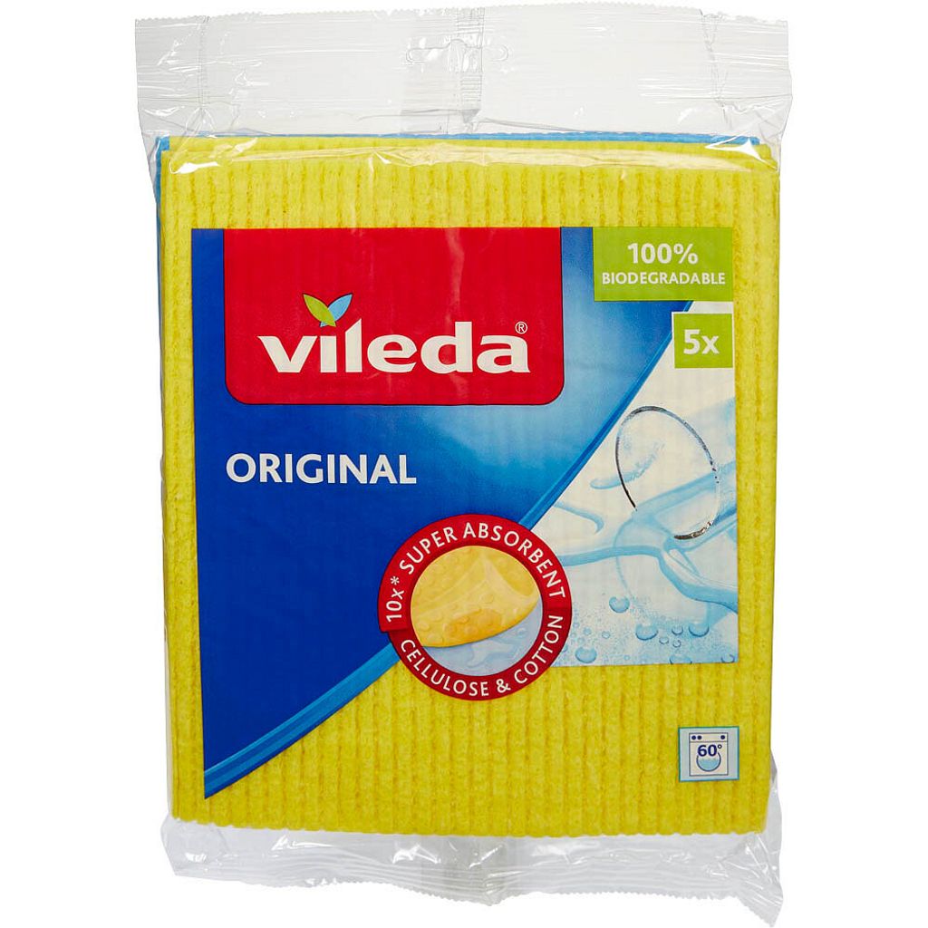ściereczki gąbczaste vileda ORIGINAL, 5 ściereczek Zdjęcie produktu 