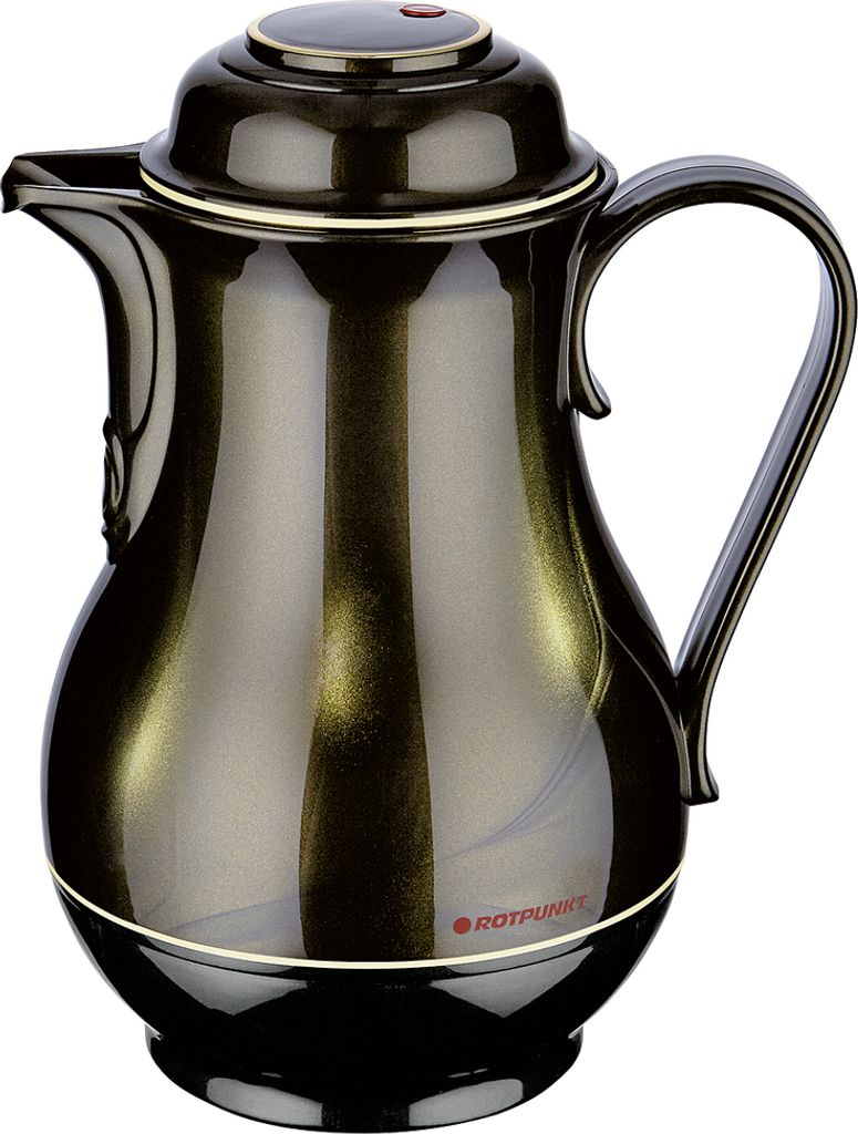 ROTPUNKT Isolierkanne Kunststoff black honey 1,2 Liter Produktbild 