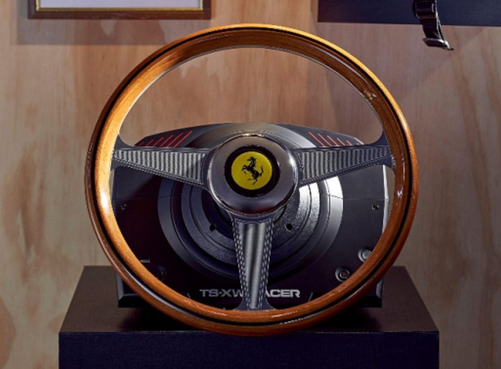 Thrustmaster 2960822, Koło wyścigowe, Drewno, Szary, Metal, Zdjęcie produktu 