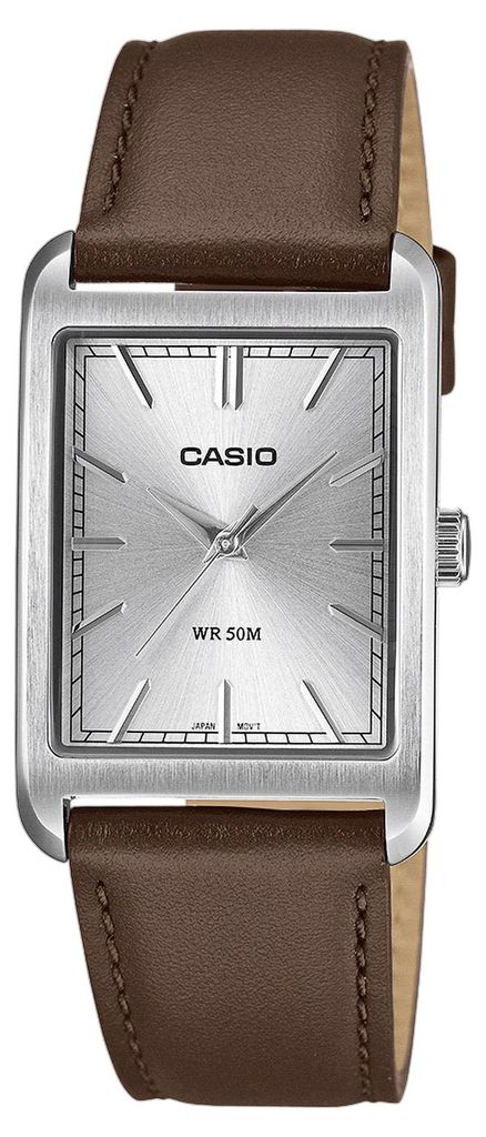 Casio MTP-B215L-7AVER Quarzuhr in Unisexgröße mit Lederband 1
