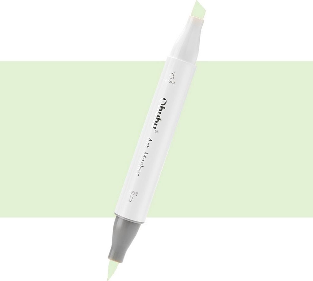 Marqueur à alcool double face OHUHU Brush & Chisel, GY172 Image du produit 