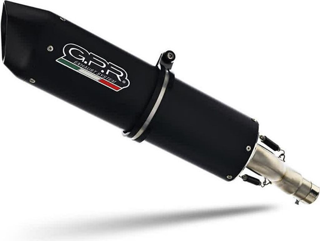 GPR Slip-On Auspuff mit Katalysator Furore Schwarz für YAMAHA YZF R6