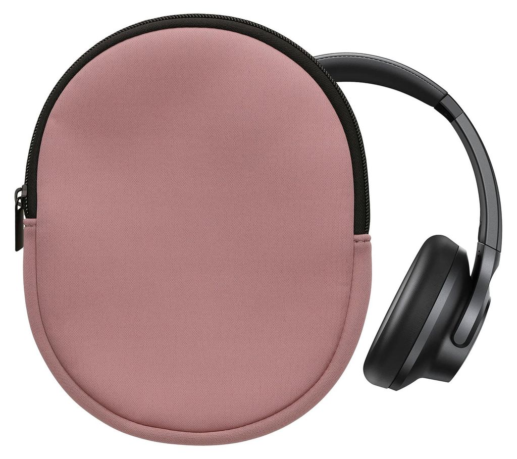 kwmobile Neopren Kopfhörer Tasche für Soundcore Q20i - Kopfhörer Case - Hülle Reise Beutel für Headset Headphones - Weiche Over Ear Schutzhül...
