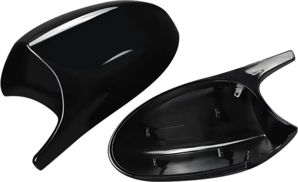 Paire de coques de rétroviseurs noirs pour BMW Série 3 E90 E91 E92 E81 - 2