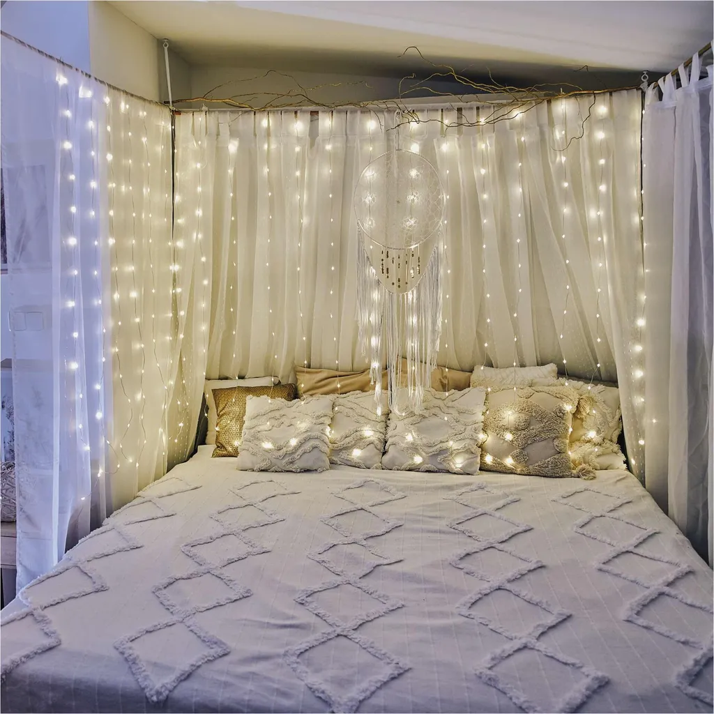 Illumination de Fenêtre Noël Rideau LED 2,9x2m Blanc Chaud EMOS - 2