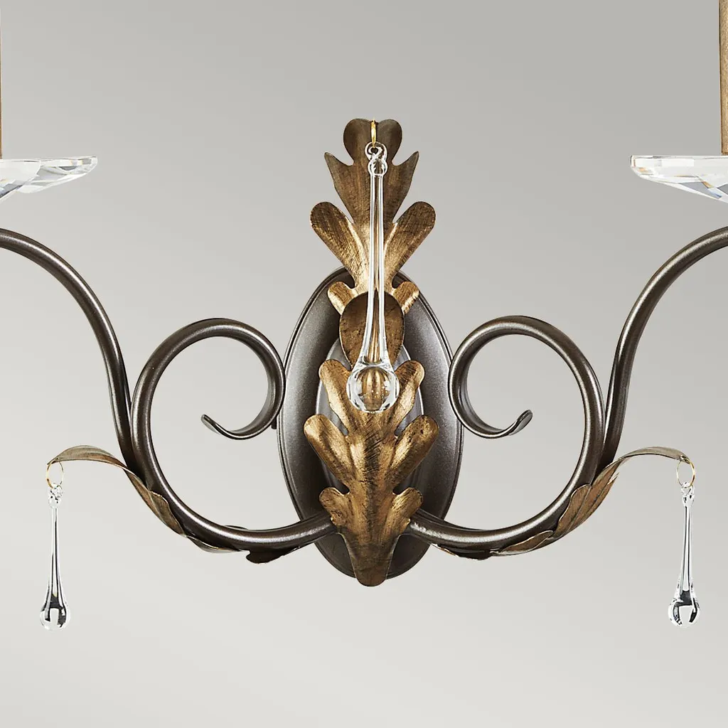 Applique Amarilli Feuille d'Or Elstead Lighting 2xE14 60W Luxe AML2