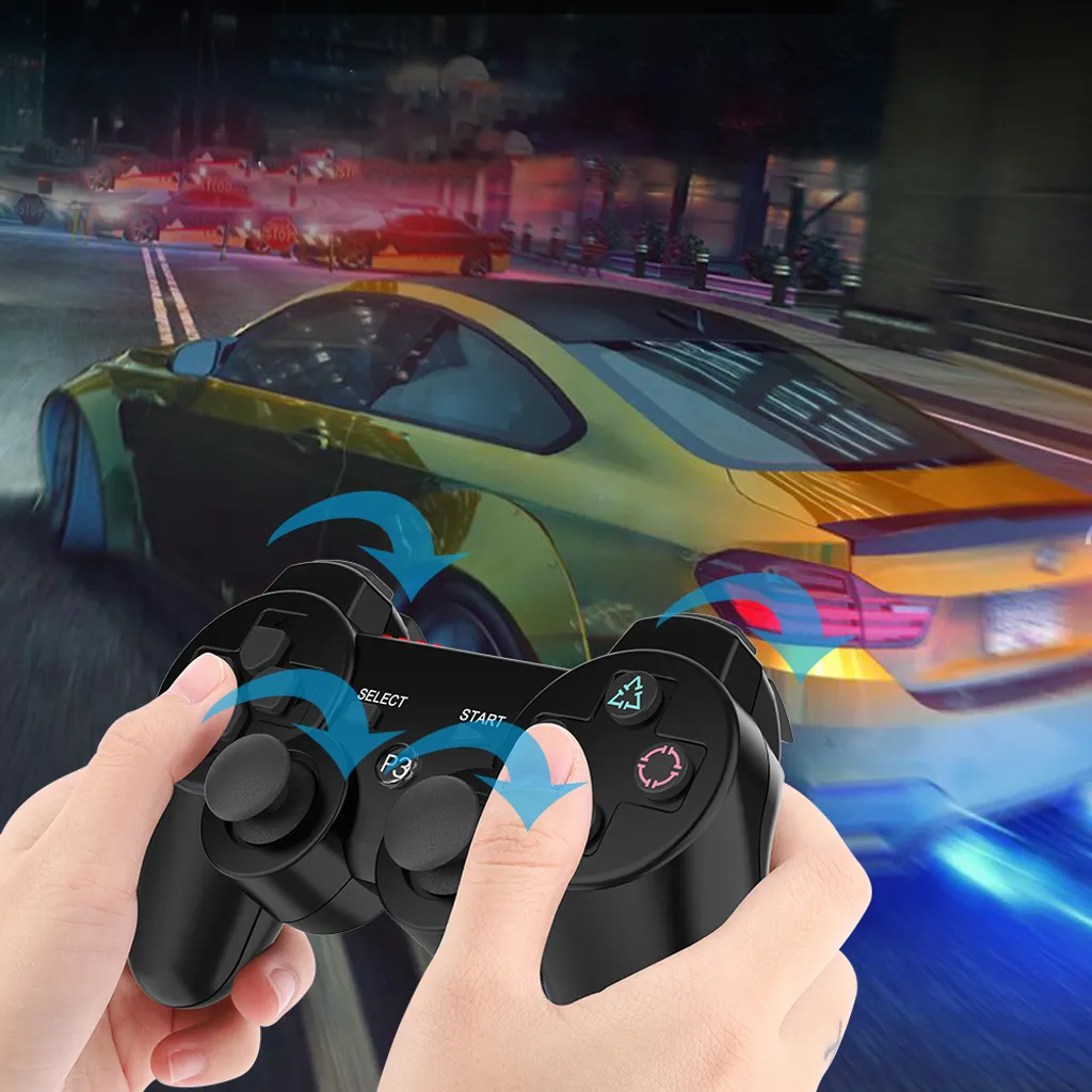 Controller Retoo per PS3 e PC: Joystick Analogico Wireless Dual Shock - 8