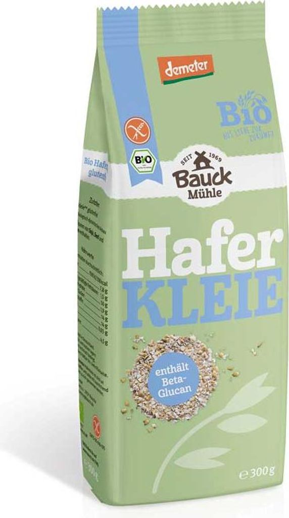 Bauck Mühle Haferkleie demeter 300g Produktbild 