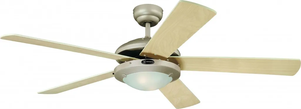 Ventilateur de plafond silencieux 132 cm titane pour chambre et séjour